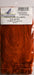 Crawfish orange UV Fish Hunter Collaring Schlappen – earthy fluorescent feathers ideal for crayfish, warmwater flies, and riverine streamers.