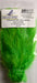 Fluorescent chartreuse Fish Hunter Collaring Schlappen – high-vis UV feathers ideal for bass, pike, and steelhead flies.