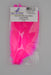 Fluorescent hot pink UV Fish Hunter Collaring Schlappen – glowing pink feathers for steelhead and salmon flies that pop in any water.