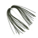 Medium Grizzly Barred Legs in Olive by Hareline—earth-toned silicone legs with natural olive hues and dark barring, ideal for stonefly nymphs, leeches, and craw patterns.