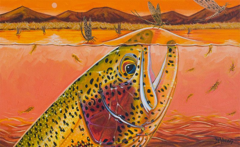 Deyoung Henry's Fork Riser Canvas Print