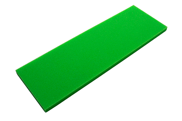 Chartreuse High Rise Foam by MFC – fluorescent green foam sheet for high-visibility chubbies, bass bugs, and terrestrial flies.