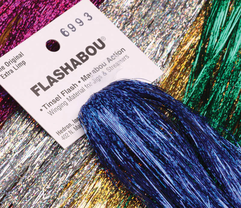 Bundle of Holographic Flashabou by Nature’s Spirit – bold, shimmering tinsel with light-reflecting holographic finish for streamers and flashy patterns.