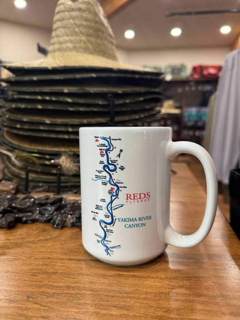 Reds "River Map" Coffee Mug