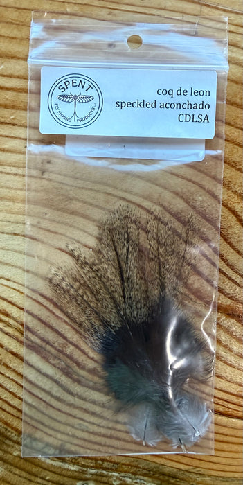 Spent Fly Fishing Coq de Leon CDL feathers for tying dry flies and nymphs