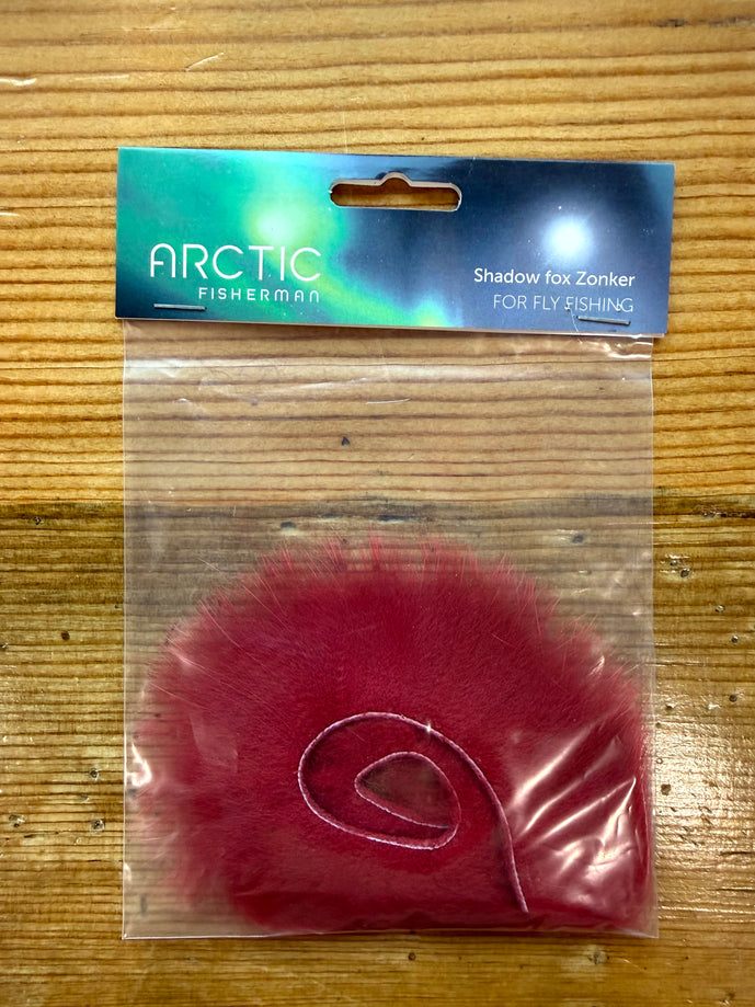 Arctic Fisherman Blue and Shadow Fox Zonker strips for tying steelhead, salmon, and streamer fly patterns.