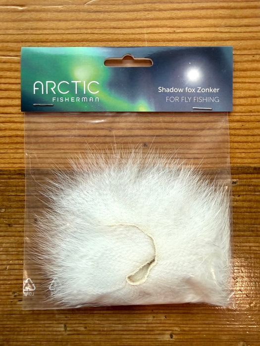 Arctic Fisherman Blue and Shadow Fox Zonker strips for tying steelhead, salmon, and streamer fly patterns.
