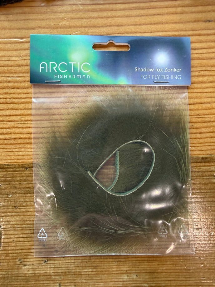 Arctic Fisherman Blue and Shadow Fox Zonker strips for tying steelhead, salmon, and streamer fly patterns.