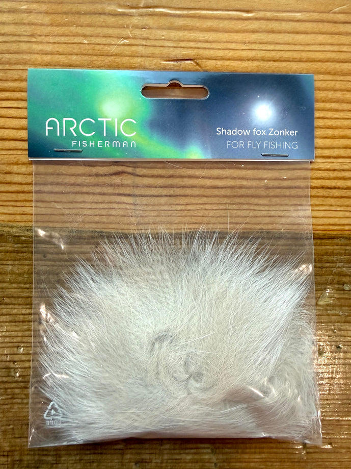 Arctic Fisherman Blue and Shadow Fox Zonker strips for tying steelhead, salmon, and streamer fly patterns.