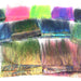 Ice Dub Minnow Back Shimmer Fringe by Hareline – flashy synthetic fringe with Ice Dub fibers, perfect for minnow backs, lateral lines, wings, and tails on streamers, baitfish, and predator patterns.