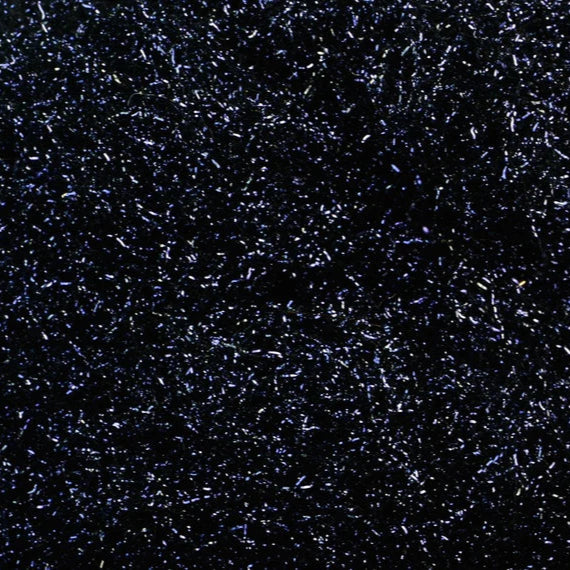 Hareline Ice Dub in UV Black – reflective synthetic dubbing ideal for adding flash and color to nymphs, emergers, and streamers.