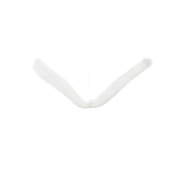 White Fluoro Fibre by Just Add H2O – bright, UV-reactive fibers perfect for baitfish bellies, streamers, and saltwater patterns.