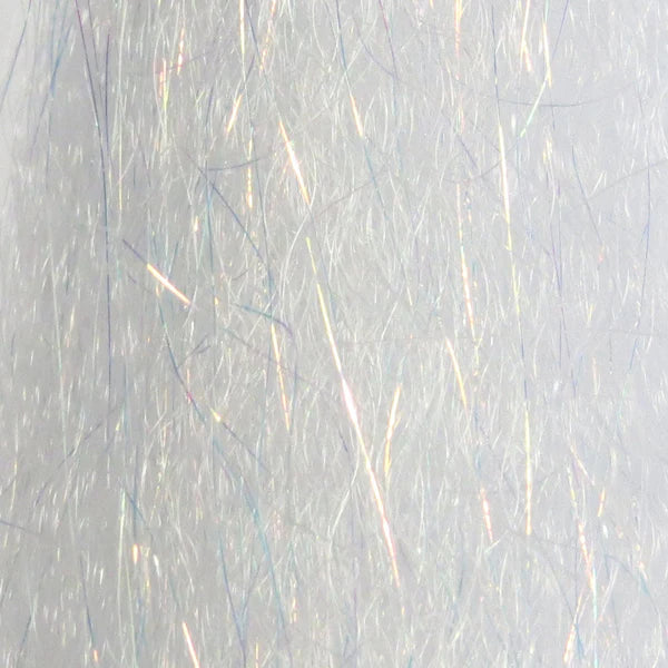 White Steve Farrar Blend by Just Add H2O – UV-enhanced synthetic fibers perfect for baitfish bellies, saltwater flies, and clear water streamer patterns.