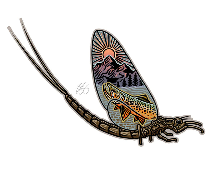 Mayfly scape