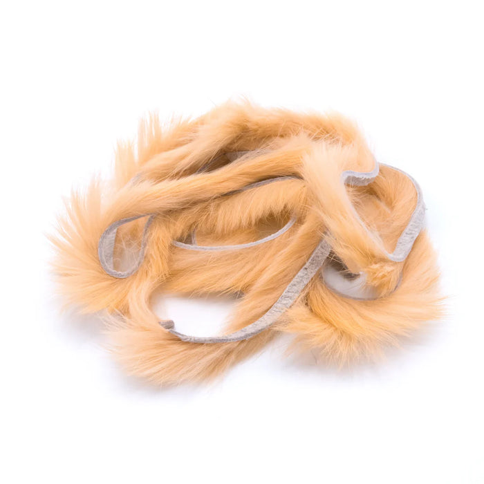 Micro Rabbit Strip in peach – soft and subtle shade for flesh flies, emergers, or egg-sucking leech combos.