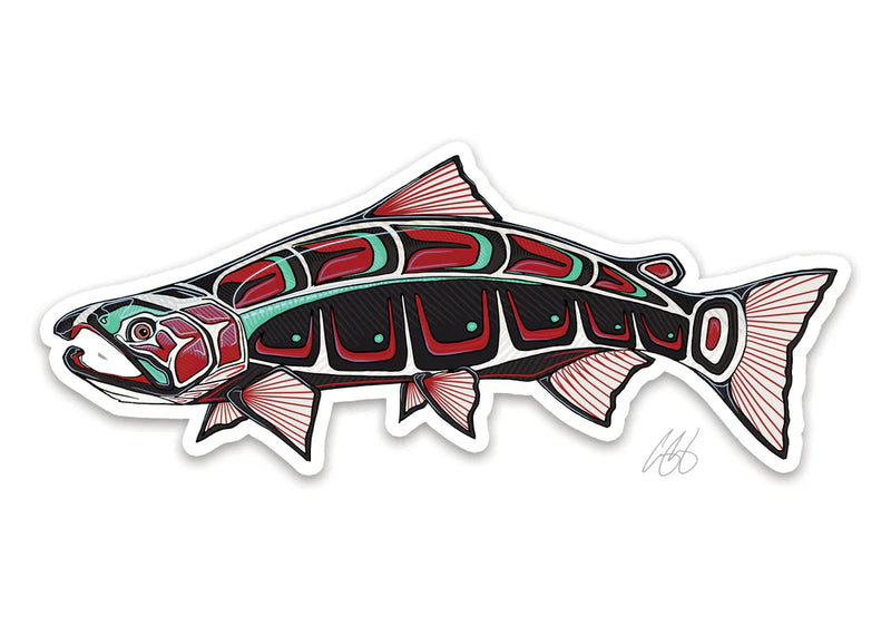 Casey Underwood Native Coho Decal