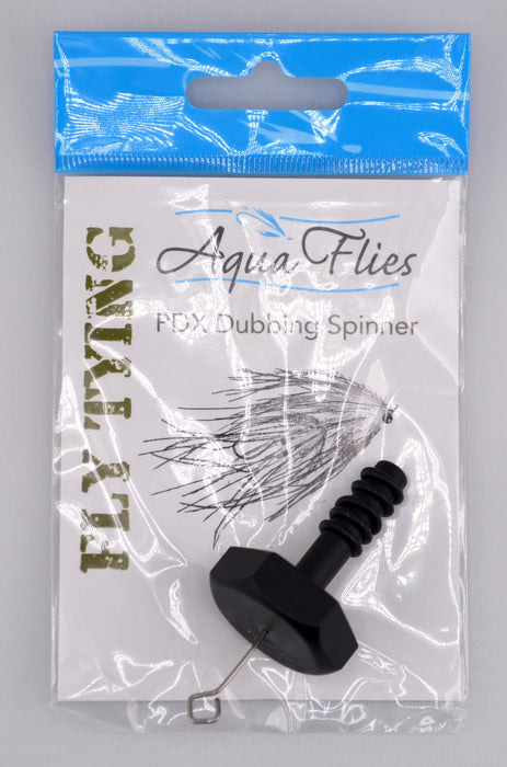 PDX Dubbing Spinner by Aqua Flies – a precision dubbing loop tool with a ball-bearing spindle and ergonomic handle.