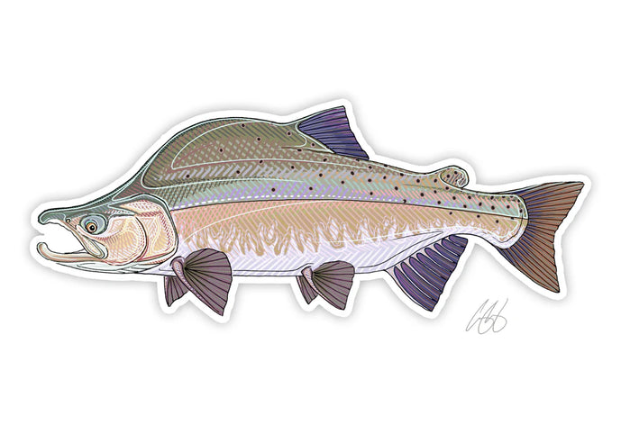 Casey Underwood Pink Salmon Decal