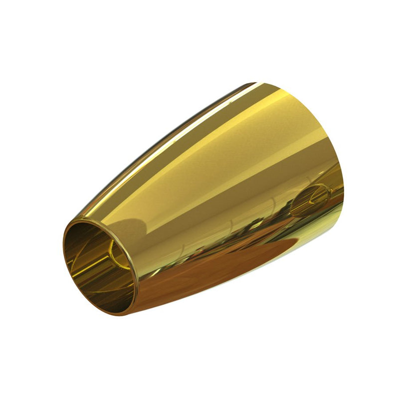 Pro Sportfisher Bullet Weight in shiny gold 8mm finish, perfect for adding visibility and flash to flies in colored water.