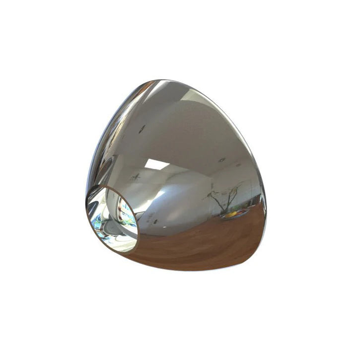 Pro Sportfisher Conehead in silver – bright, flashy finish perfect for imitating baitfish heads and triggering predatory strikes.