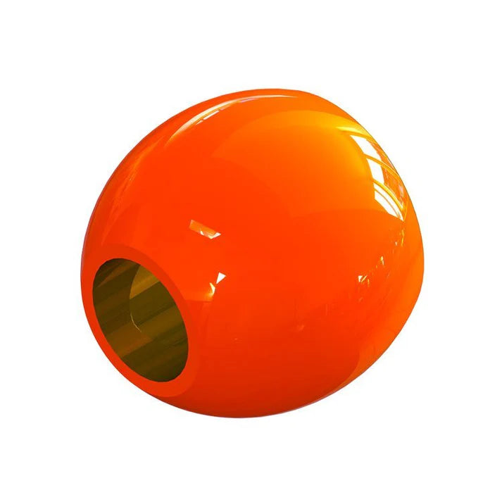 Pro Sportfisher Flexibeads in ultra orange – bold accent beads in small and medium sizes, great for high-contrast tube fly patterns.
