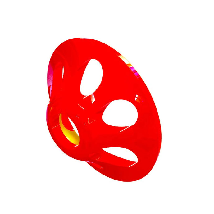 Bold ultra orange Pro Sportfisher Ultra Sonic Disc in 11mm size, great for attracting aggressive fish with a hot-spot effect.