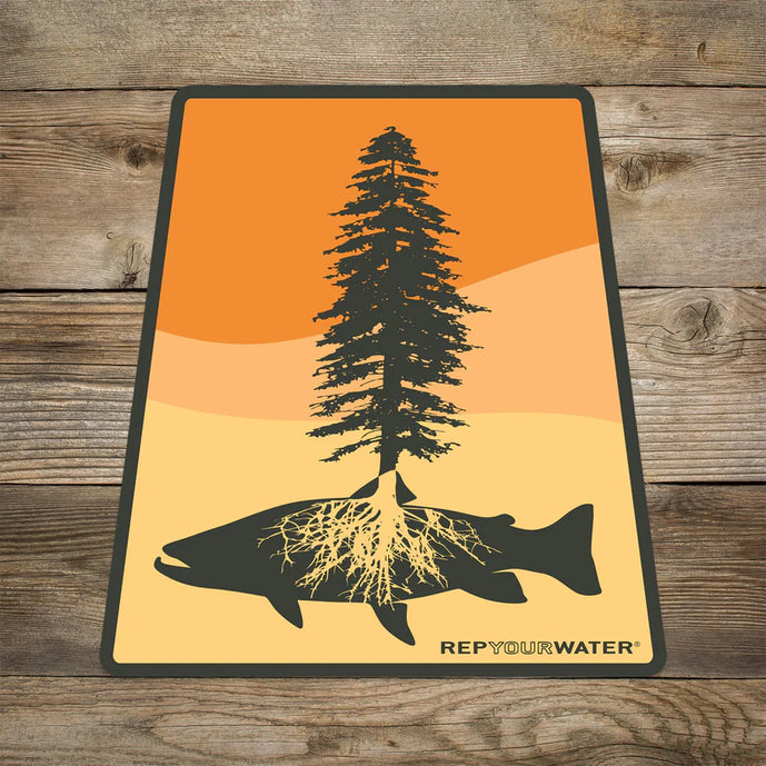 Rep Your Water "Fly Fishing Roots" Sticker