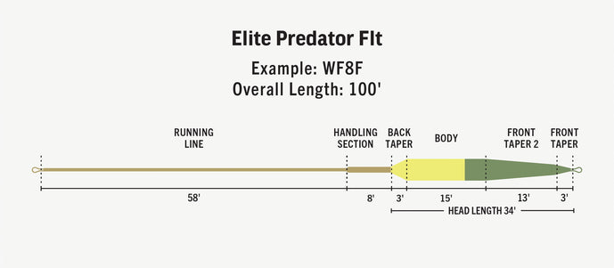 RIO Elite Predator Floating // Streamer Fishing Line