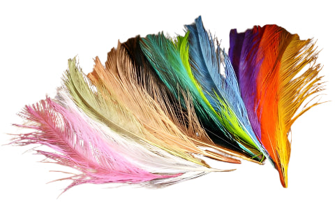 UV2 Raptor Hackle by Hareline – barred fly tying feathers treated with UV2 technology to enhance underwater visibility and realism, ideal for streamers, intruders, and steelhead patterns.