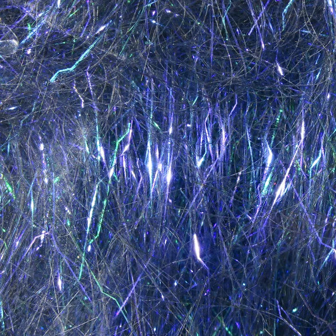 Hareline Ripple Ice Dub in Northern Lights – prismatic dubbing with bright, shifting tones, ideal for adding visibility and movement to your patterns.