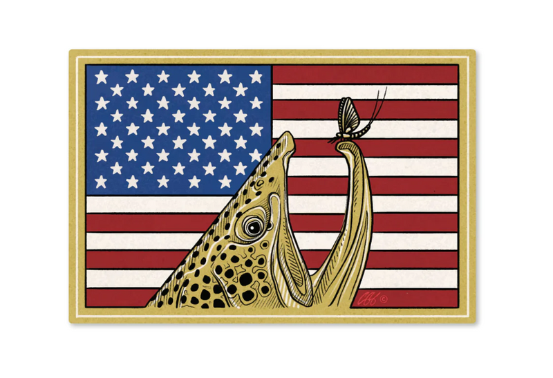 Casey Underwood Red White & Brown Decal
