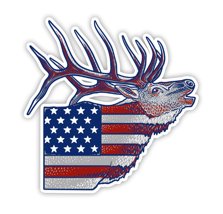 Casey Underwood USA Elk Decal