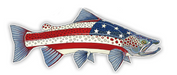 Casey Underwood Oversized USA Brown Trout Decal