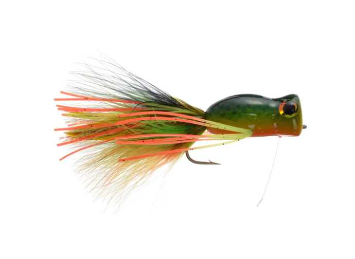 Bass Popper - Frog - Fly Fishing Flies – BigTimeFlies