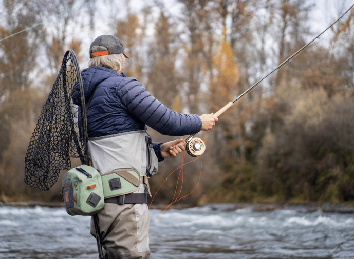 Fishpond Nomad Mid-Length Boat Net - Wild Run Edition