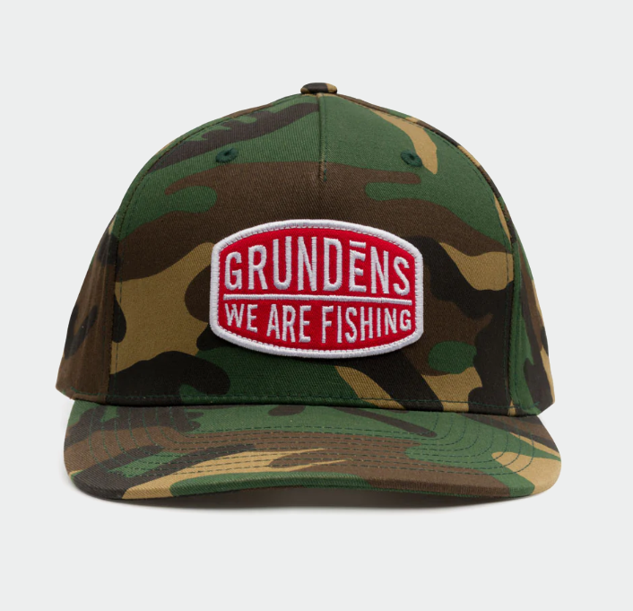 Grunden's We Are Fishing Camo Trucker