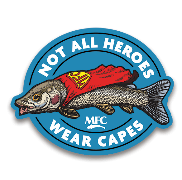 MFC Signature Sticker - Hero Cape (4in. X 3in.)