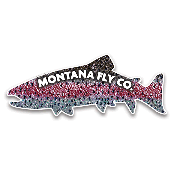 MFC Die Cut Fish Sticker - Sundell's Rainbow Trout Skin 