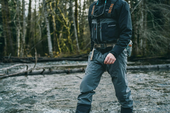 Grundens Men's Vector Zip Stockingfoot Wader