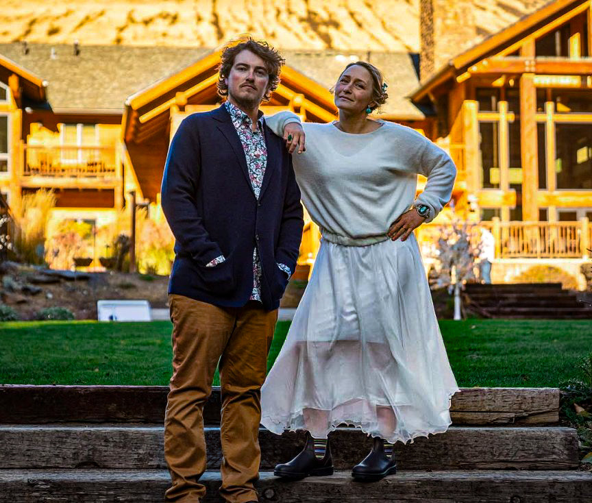 Ricky and Kynslee on Their Wedding Day
