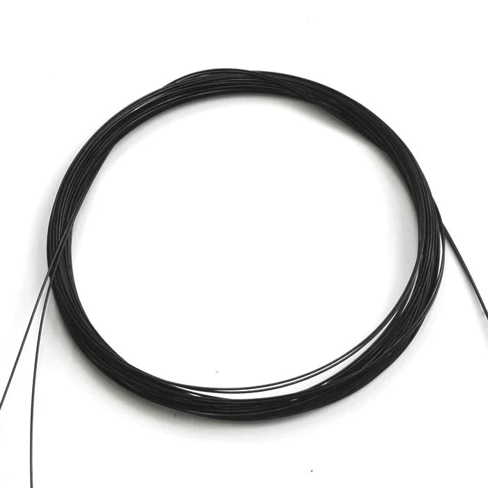 Spools of Senyo’s large black Intruder Wire by Hareline, ideal for rigging trailer hooks on intruder-style flies, featuring vibrant, corrosion-resistant coating and flexible strength for steelhead and salmon patterns.