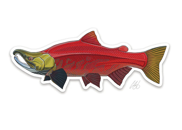 Casey Underwood Sockeye Decal 