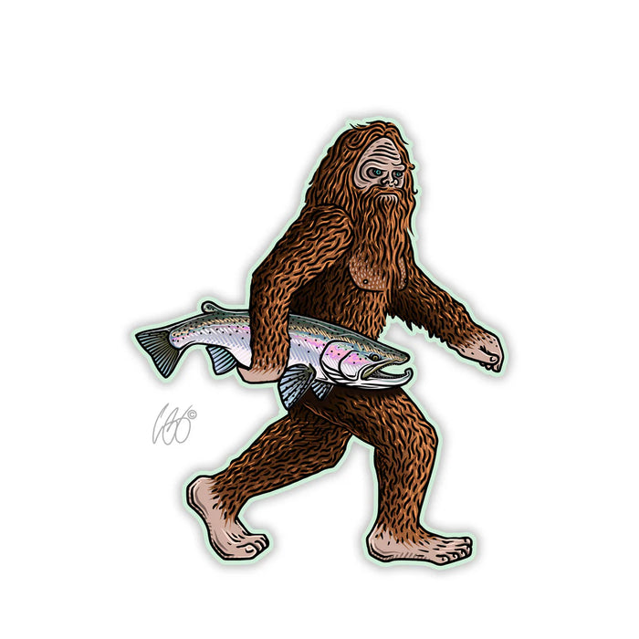 Casey Underwood Steelhead Squatch Decal