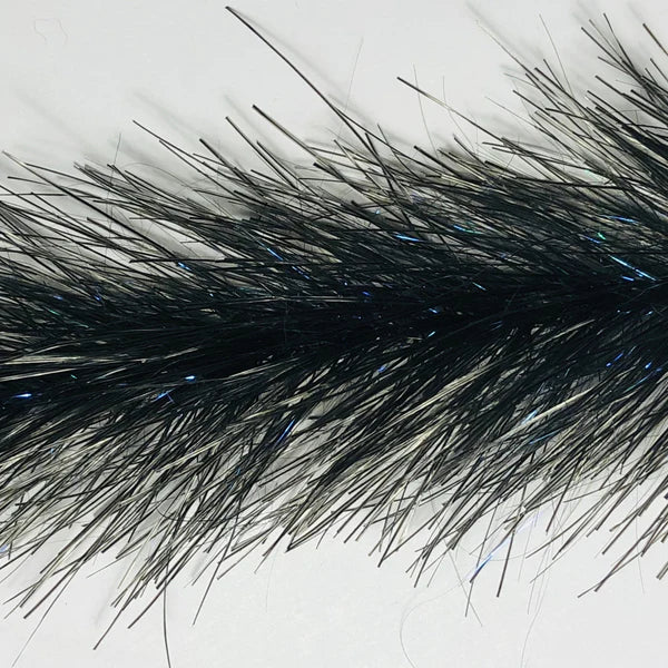 Black Translucy Fly Brush by Just Add H2O – durable synthetic brush for sculpting leeches, dark streamers, and silhouette-rich predator flies.”