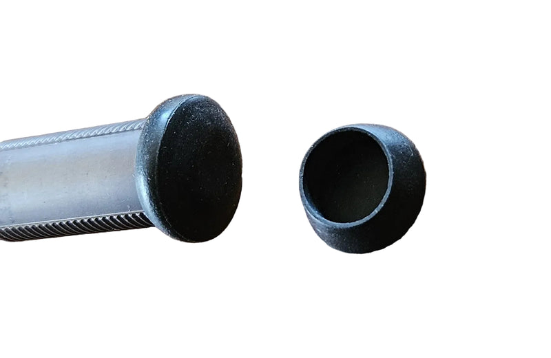 Rubber fly rod butt protector cap