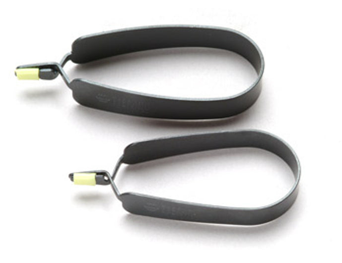 Tiemco hackle pliers – precision fly tying tool for gripping and wrapping hackle feathers securely around dry flies, nymphs, and soft hackles.”