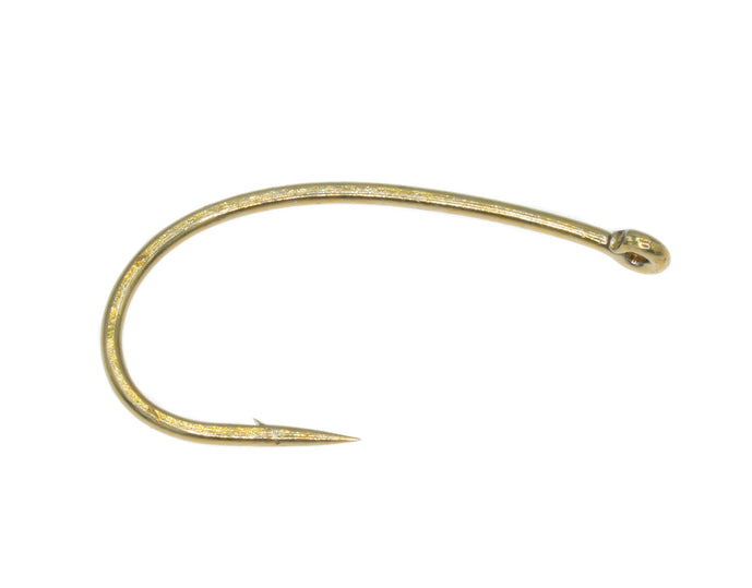 Tiemco TMC2488 nymph hooks – 25-pack of short-shank, wide-gape hooks perfect for tying emergers, midges, scuds, and small nymph patterns.