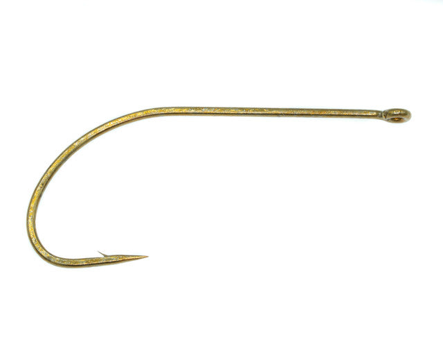 Tiemco TMC8089 bass bug hooks – 25-pack of wide-gap, straight-eye hooks with a tapered loop, designed for tying bass bugs, deer hair divers, and large poppers.