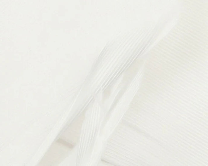 Turkey Biot Quills in white – clean, bright biots perfect for body segmentation, wing posts, and visible dry fly accents.