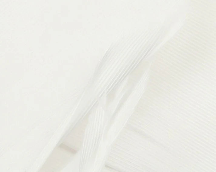 Turkey Biot Quills in white – clean, bright biots perfect for body segmentation, wing posts, and visible dry fly accents.